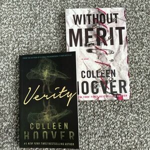 Colleen Hoover Books - Verity and Without Merit